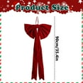 thumbnail image 3 of 35 in Velvet Bows For Christmas Tree,Red Velvet Bow Decor Christmas Tree Topper Decoration, Large Christmas Velvet Bows,Red Velvet Bow For Tree Topper Window Wall Mantle,Home Room Xmas Decoration, 3 of 7