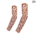 thumbnail image 2 of SPRING PARK Paisley Print Summer Outdoor Cooling Arm Sleeves Long Fingerless Gloves Anti-Slip Sun Protection Arm Sleeves, 2 of 7