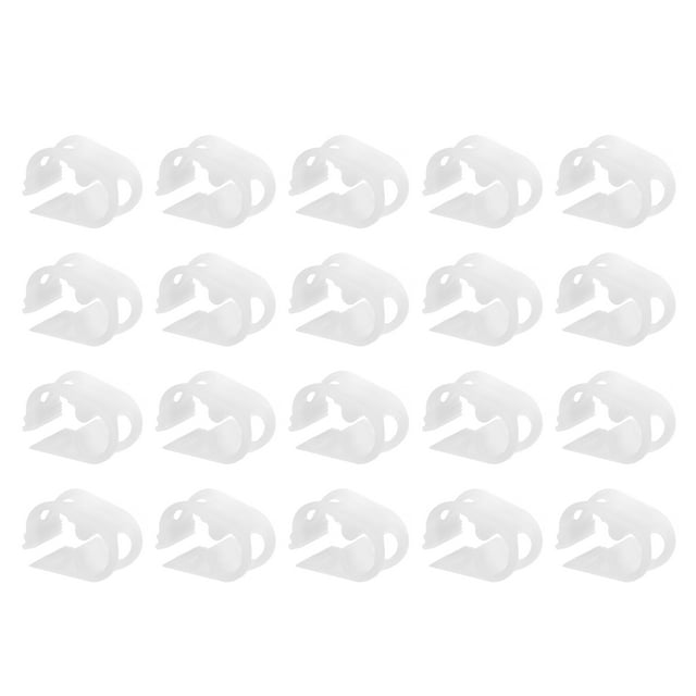 Unique Bargains Plastic Tubing Clamps, 20 Pack 1/8'-1/4' Tube OD Flow Control Hose Clamp