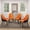 Orange + Coffee, variant on bokifol Modern Dining Chairs Set of 2,36.6" Modern Accent Dining Chair for Dining Room/Reception Room,Upholstered(Beige + Gold)