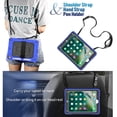 thumbnail image 5 of Dteck iPad 9th/ 8th/ 7th Generation Case with Screen Protector Pencil Holder Kickstand Hand/ Shoulder Strap, Heavy Duty Hybrid Shockproof Rugged Case for iPad 10.2" 2021/2020/2019,Dark Blue/Black, 5 of 7