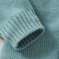 thumbnail image 6 of Tao Tao Baby Outfit Cotton Knit Newborn Infant Romper Knitted Longsleeve Sweater Clothes With Warm Hat Set Toddler Boy Girl Green 9 Months, 6 of 7