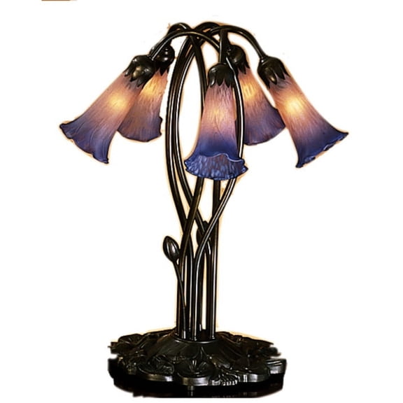Meyda Tiffany 15856 5 Lt Lily Pink/Blue - 15856