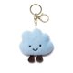 thumbnail image 1 of Soft Cloud Keychain Durable Craftsmanship Keyring Convenient Alloy Mobile Phone Accessory Pendant for Keys Bags Backpack White, 1 of 4