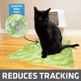 thumbnail image 3 of Drymate Original Cat Litter Mat, Contains Mess from Box for Cleaner Floors, Urine-Proof, Soft on Kitty Paws -Absorbent/Waterproof- Machine Washable, Durable (20”x28”)(Surf Green), 3 of 5