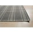 thumbnail image 3 of EORC Gray Transitional Geometric Reversible Plaid Area Rug, 3 of 7