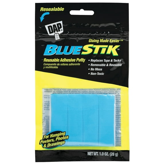 DAP Blue Stik Low Strength Latex Adhesive Putty 1 oz