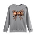 thumbnail image 4 of Sexlip Womens Long Sleeve Sweatshirt Graphic Print Design Soft Fabric Comfortable Silhouette for Casual Occasions Gray L, 4 of 5