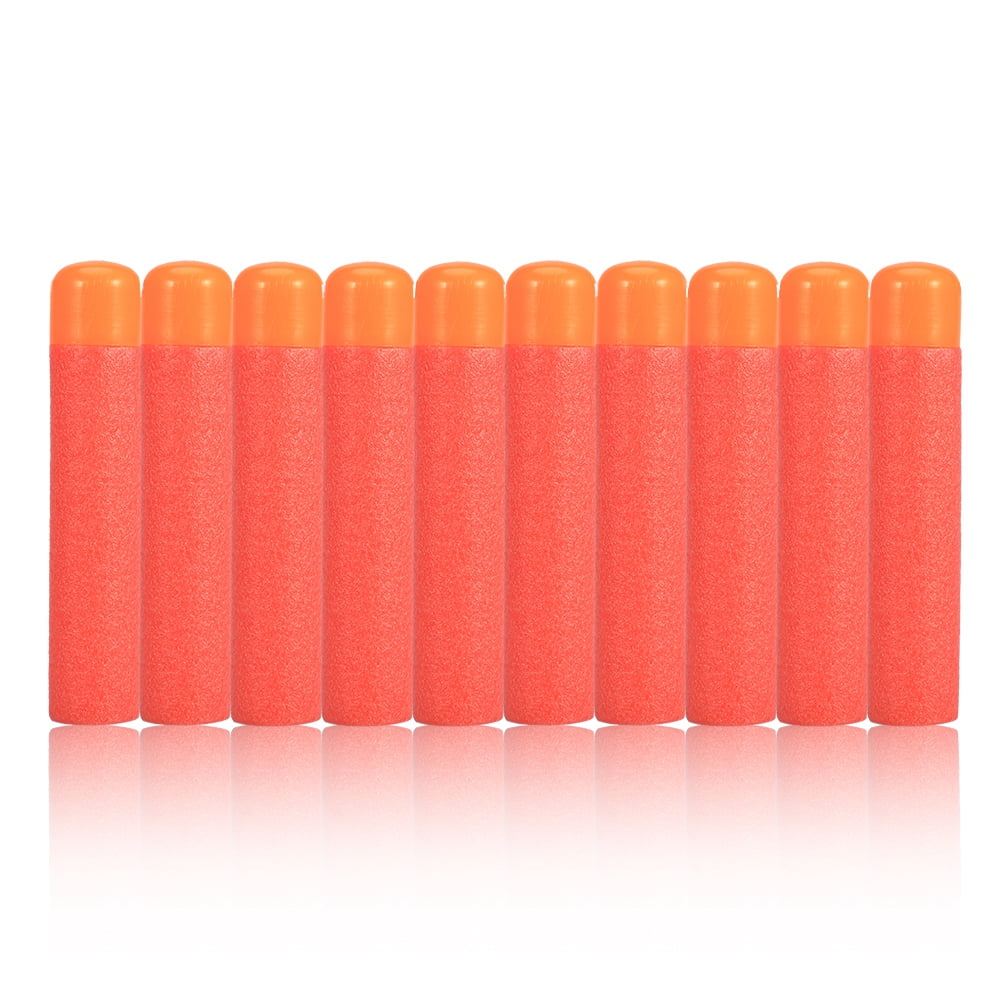 120PCS 9.5CM Refill Foam Bullet Darts Nerf N-Strike Elite Mega Centurion Orange 