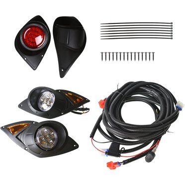 OTTULUR 2007-up For Yamaha Drive G29 Golf Cart Headlight & Tail Light All LED Light Kit