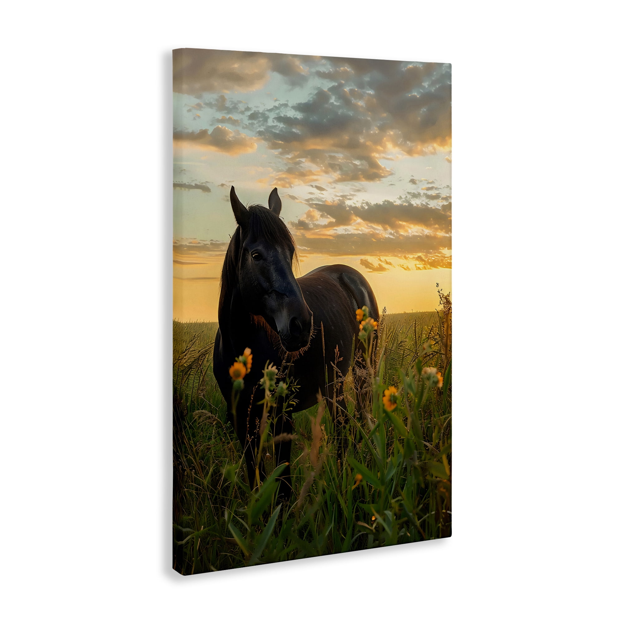 Stupell Industries Standing In Field Of Flowers Canvas Wall Art, design by Creative Studio