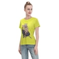 thumbnail image 4 of Women's Basic Short Sleeve T-Shirt Demon Slayer Blade Inosuke, 4 of 6