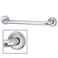 thumbnail image 1 of Barre d'Appui de Décor de Laurier de 30 Pouces - Chrome Poli, 1 of 1