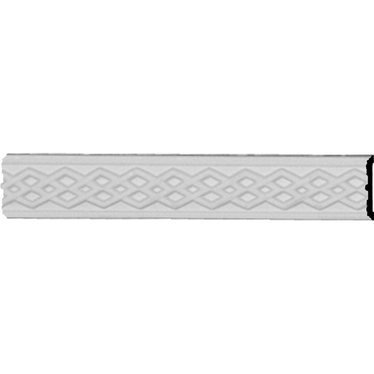 1 1/8'H x 3/8'P x 94 1/2'L, (3/4' Repeat), Swindon Chair Rail