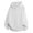 White, variant on Mens Hooded Sweatshirt Hoodies for Men Pullover Long Sleeved 1/4 Zipper Pocket Pullover Solid Color Fashion Loose Tops Weekend Workout Fall Winter Wear White