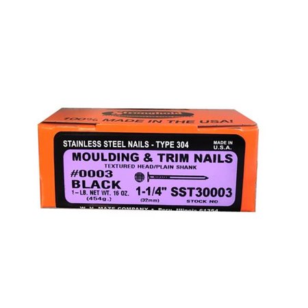 

Maze 5037766 1.25 in. 1 lbs 3D Trim Stainless Steel Nail Flat Head Black
