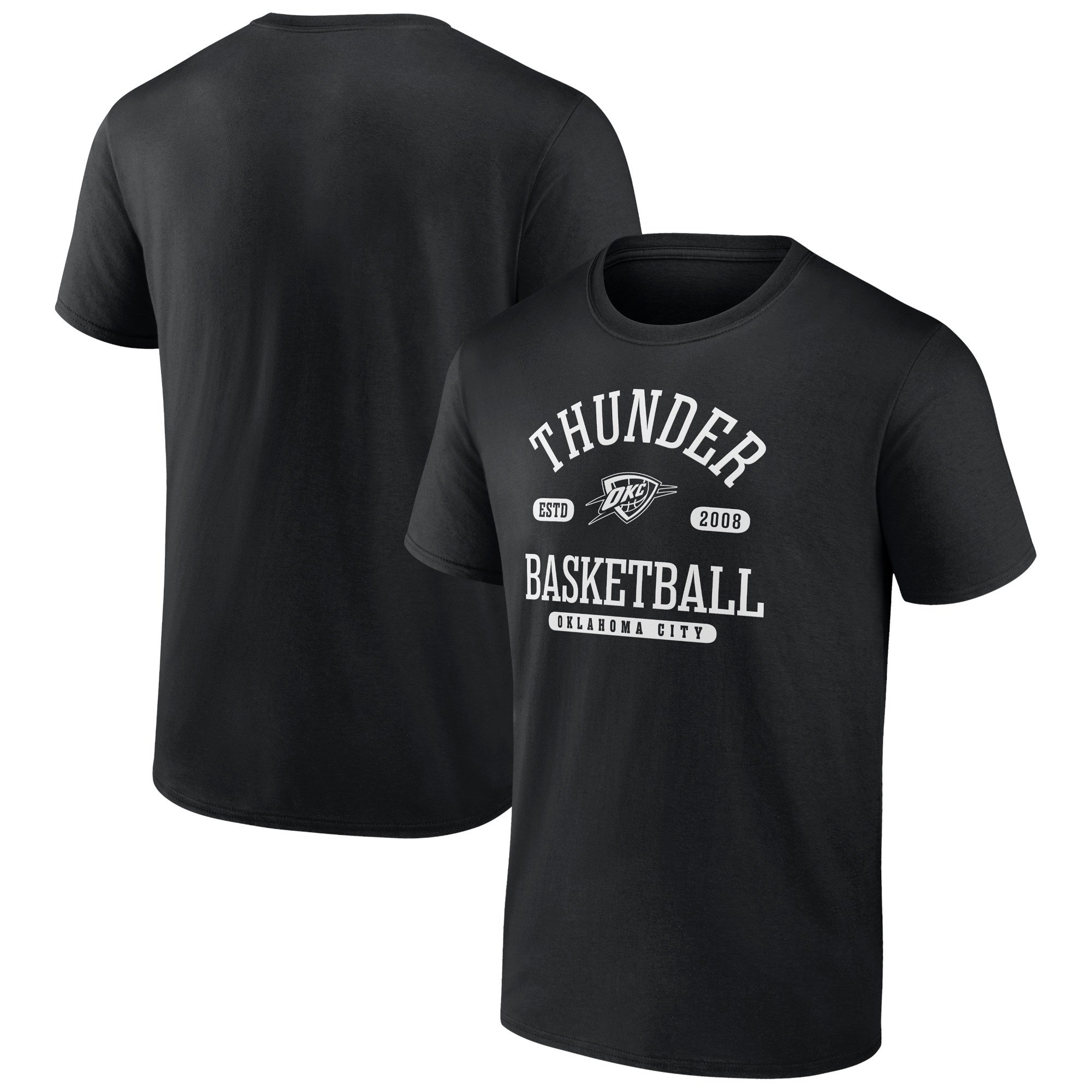 Men's Black Oklahoma City Thunder Danger Zone T-Shirt