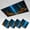 Color 4, variant on 4 Pack Magnetic Ceiling Light Covers 2 x 4 Feet, Dark Academia Celestial Moody Star 3D Sandstone Moon Stars Clouds Light Shades & Filters for Office Classroom Drop Ceiling Flat Panel Lights