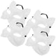 thumbnail image 3 of 4pcs máscaras blancas de bricolaje máscaras pintables máscaras mascaras en blanco para pintar, 3 of 8