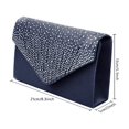 thumbnail image 2 of Groupcow - Bolso de noche para mujer, Azul marino, 2 of 5