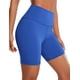 thumbnail image 1 of Shorts CRZ YOGA Sensación Desnuda Cintura Alta 15 cm Azul M, 1 of 5