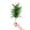 Green, variant on Artificial Stake Tree,Outdoor Potted Faux Plants Ground Cover Landscape Ornament Garden Yard,Courtyard Lawn,Patio Greenery Decor,18.11x9.05 Inch