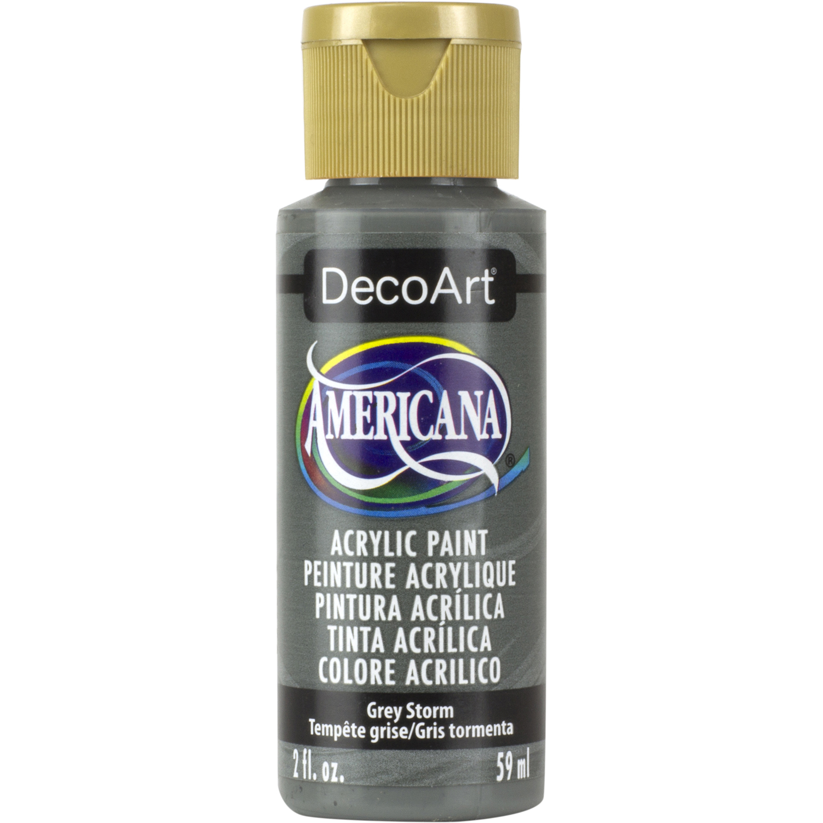 DecoArt Americana Acrylic Color, 2 oz., Gray Storm