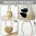 thumbnail image 2 of HGYCPP Eye Catching Heart Shaped Evening Purse for Women Elegant Rhinestones Satchel with Chain Shoulder Crossbody Bag, 2 of 13