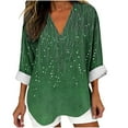 thumbnail image 4 of Neewe Womens Long Sleeve Shirts Casual Summer Fashion Ladie Tops Loose Fit Spring Lightweight Clothes Beach Vacation, 4 of 5