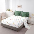 thumbnail image 5 of Homewish Green Butterflies 7pcs Bedding Comforter Set for Boys Girls,Chic Flowers Queen Bedding Sets Super Cozy,Spring Graden Queen Sheet Sets,Microfiber Bedroom Decor,Reversible, 5 of 8