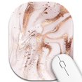 thumbnail image 1 of Small Mouse Pad Mini Mouse Pad 6 X 7 Inch For Laptop Keyboard Tray Wireless Mouse Home Office Travel With Non-Slip Rubber Base Waterproof Mouse Mat Gold Marble, 1 of 1