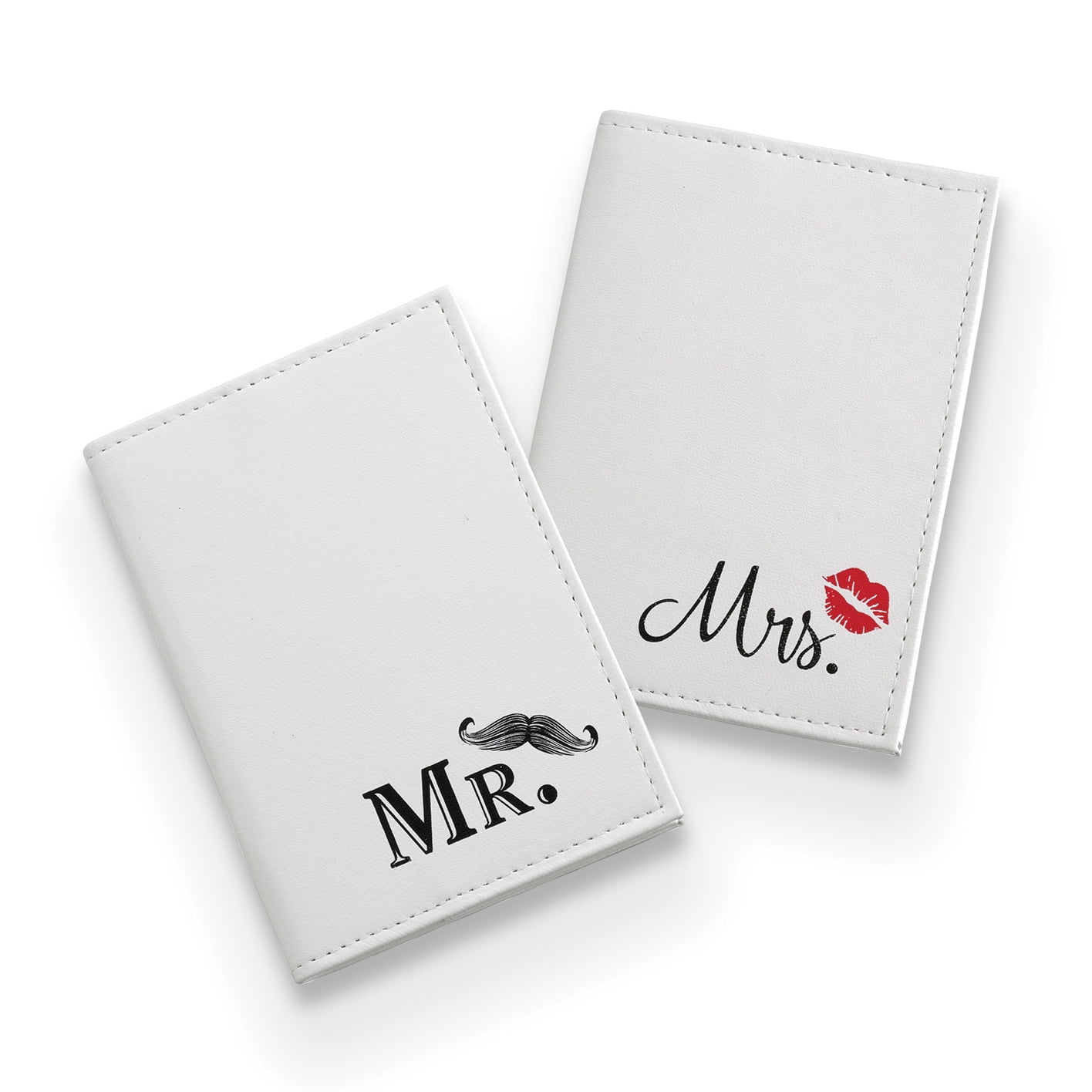 Mustache & Red Lips Passport Covers