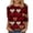 NQR12-Valentine's Day-Red, variant on VKOYWKM Valentines Day T Shirts Women 3/4 Sleeve T-Shirts Love Heart Graphic Tees Loose Fit Spring Tops Holiday Crewneck Valentine's Day Blouses