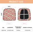 thumbnail image 3 of Strawberry Plants Fruit Seat Covers for Dining Room Chairs Set Of 6,Stretch Printed Washable Chair Seat Cover with Elastic Ties and Button,Removable Waterproof Couch Cushion Covers, 3 of 6