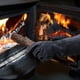 thumbnail image 5 of Guantes para parrilla y soldadura OZERO 932°F resistentes al calor, grises, 5 of 9