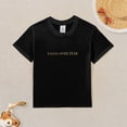 thumbnail image 6 of Christian Faith Over Fear Shirt for Youth Jesus Religious Shirts Oversized Graphic Tees Cotton fabric T-Shirt, 6 of 7