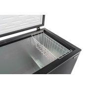 Frigidaire 10 Cu. ft. Garage Ready Chest Freezer in Black Granite Finish, Large Deep Freezer for Garage, Kitchen, Basement, Bulk Food Storage