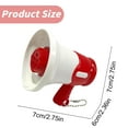 thumbnail image 3 of WMGHA Mini Megaphone Bullhorn - Prank Toy for Birthdays/Sporting Events, Voice Amplifier for Kids/Coaches,, Cute Birthday Party Favors, Great Game Prize, Goodie Bag Fillers for Kids, 3 of 5