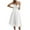 White, variant on Women's Strapless Lace Gown Sleeveless Bustier Party Wedding Guest Dress Pleated Skirt Jacquard Formal Midi Dresses White