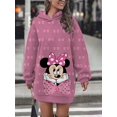 thumbnail image 1 of Sudadera con capucha de Minnie para mujer, vestido suelto de Disney, suéter estampado de moda informal, sudadera con capucha, suéter de moda para mujer, 1 of 4