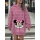 thumbnail image 1 of Sudadera con capucha de Minnie para mujer, vestido suelto de Disney, suéter estampado de moda informal, sudadera con capucha, suéter de moda para mujer, 1 of 4