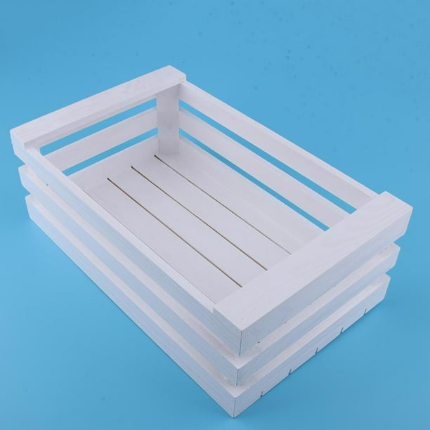 Cesta de Almacenamiento Macarena Accesorios de Decoración de Casa de Madera