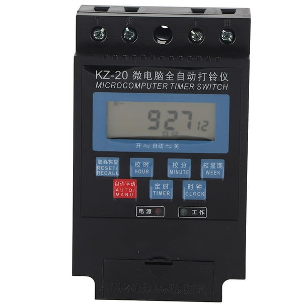 KZ-20 Microcomputer Electric Bell Timer Switch ON/OFF School ...