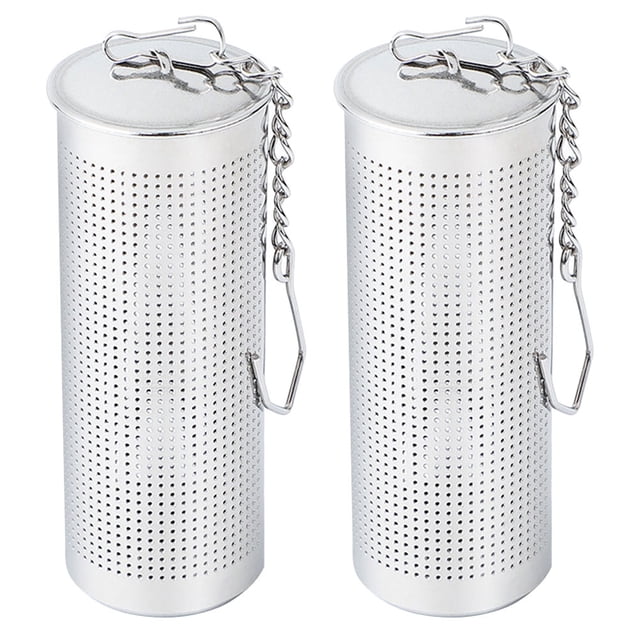2 uds Infusor de té de acero inoxidable bola de malla colador de especias práctico colador de té olla caliente Infusor de condimentos