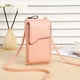 thumbnail image 2 of Monedero de cuero para teléfono , bandolera bandolera Cartera Rosa Zulema bolso del teléfono celular, 2 of 7