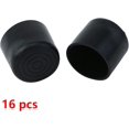 thumbnail image 3 of GFDYREE PVC Round Table Chair Leg Tips Caps Furniture Feet Pads Tile Floor Protectors, 1-1/2 Inches, 16 Pack, Black, 3 of 3