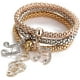 thumbnail image 1 of 3 unids/set multicapa mariposa corazón elefante encantos cadena pulsera cristal pulsera elástica para mujeres niñas joyería Feliz Sencillez, 1 of 5