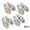 A, variant on 10PCS Disposable House Slippers Kids House Slippers for Guests, Bulk Pack for Hotel Closed Toe Super Comfort with Cute Owl Printing for 4-10y