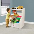 thumbnail image 5 of Step2 Lift & Hide Red 38" Tall Plastic Toddler Bookcase and Kid Toy Box and Toy Storage, 5 of 5