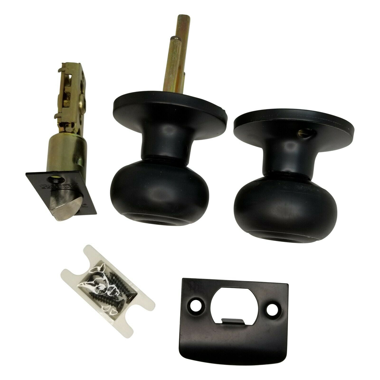 High Quality Door Knob Passage Lock Interior Bedroom Closet Oiled Rubbed Bronze